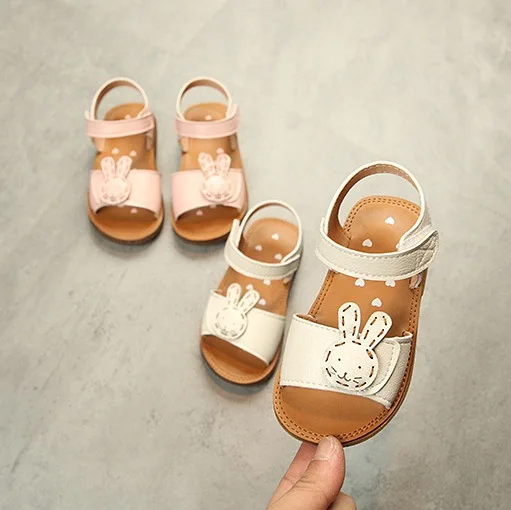 

Children's Shoes Cartoon Rabbit Ears 2018 Summer New Girl Sandals Children Baby Shoes Soft Bottom Toddler Shoes