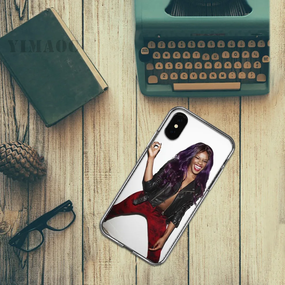 YIMAOC Azealia Banks Hip Hop Soft Silicone Case for Apple Iphone 11 Pro Xr Xs Max X 10 8 Plus 7 6S 6 SE 5S 5 7Plus 8Plus |