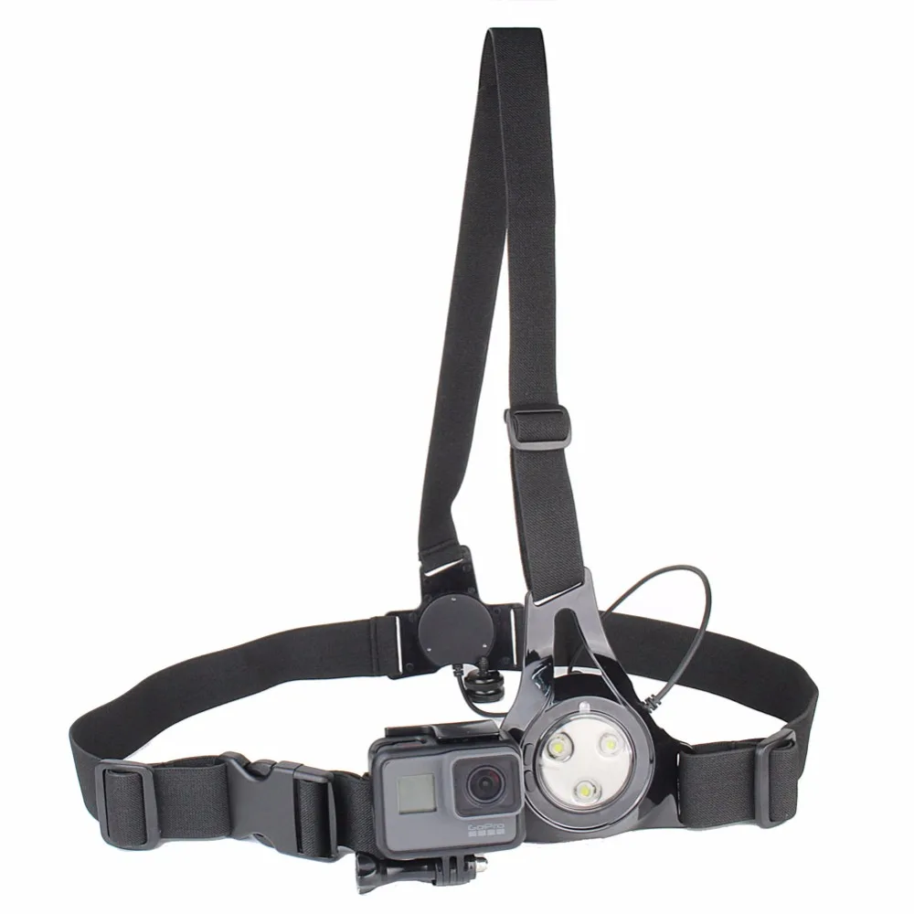 Для GoPro ночного пробежного света нагрудный ремень светодиодная вспышка лампа для