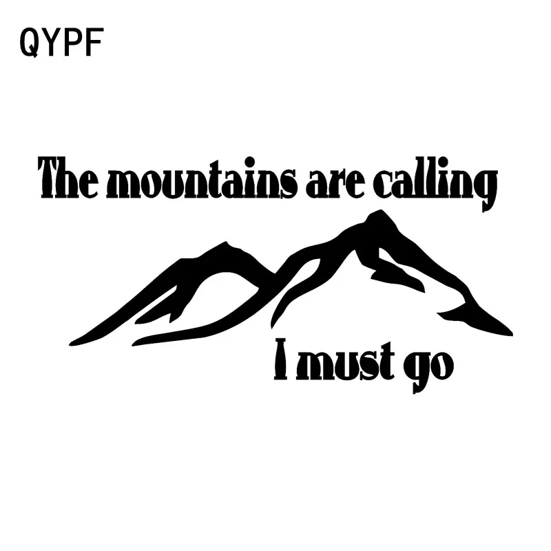 QYPF 18 1 см * 8 7 интересные горы звонят я должен пойти виниловые автомобильные