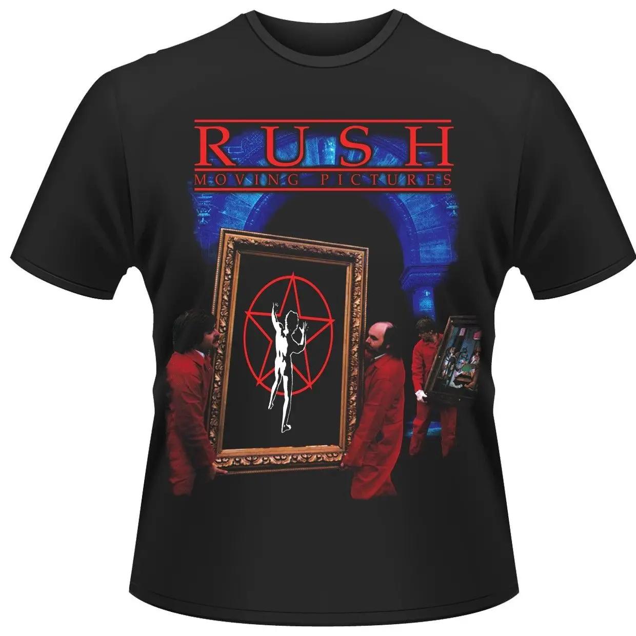 Футболка Rush 'Moving Picture '-новые дешевые футболки оптом 100% хлопок для мужчин