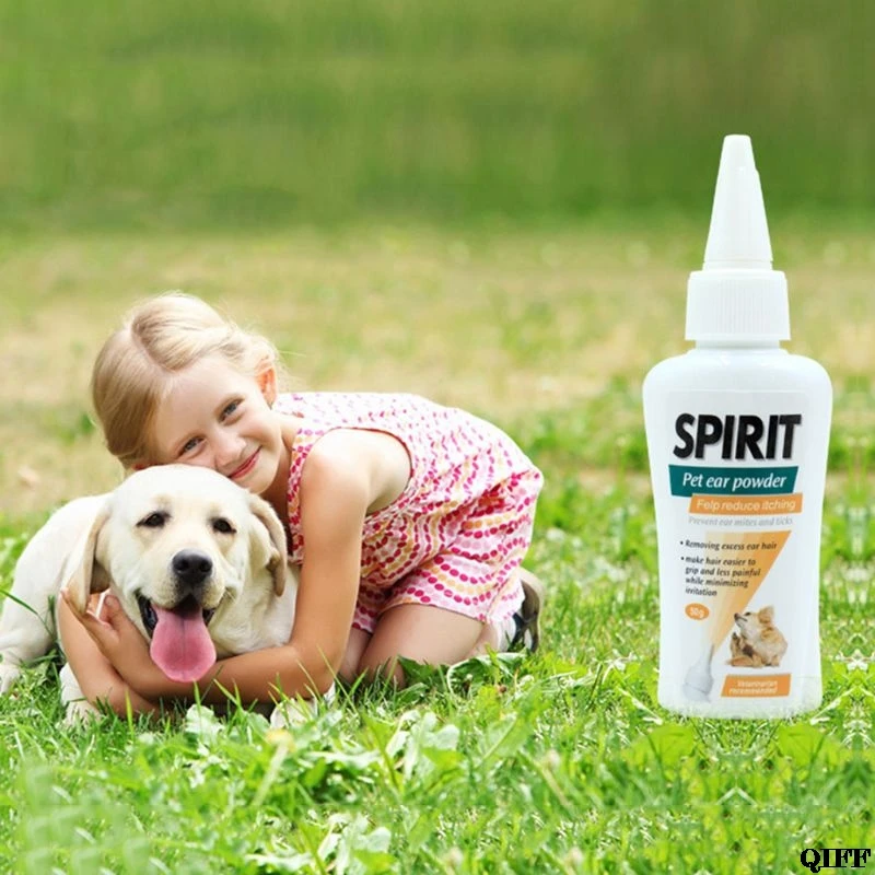 Pet чистый ушной порошок кошка собака уход за ушным каналом чистый уход за здоровьем порошок Домашние животные уход за ушами принадлежности Jun20