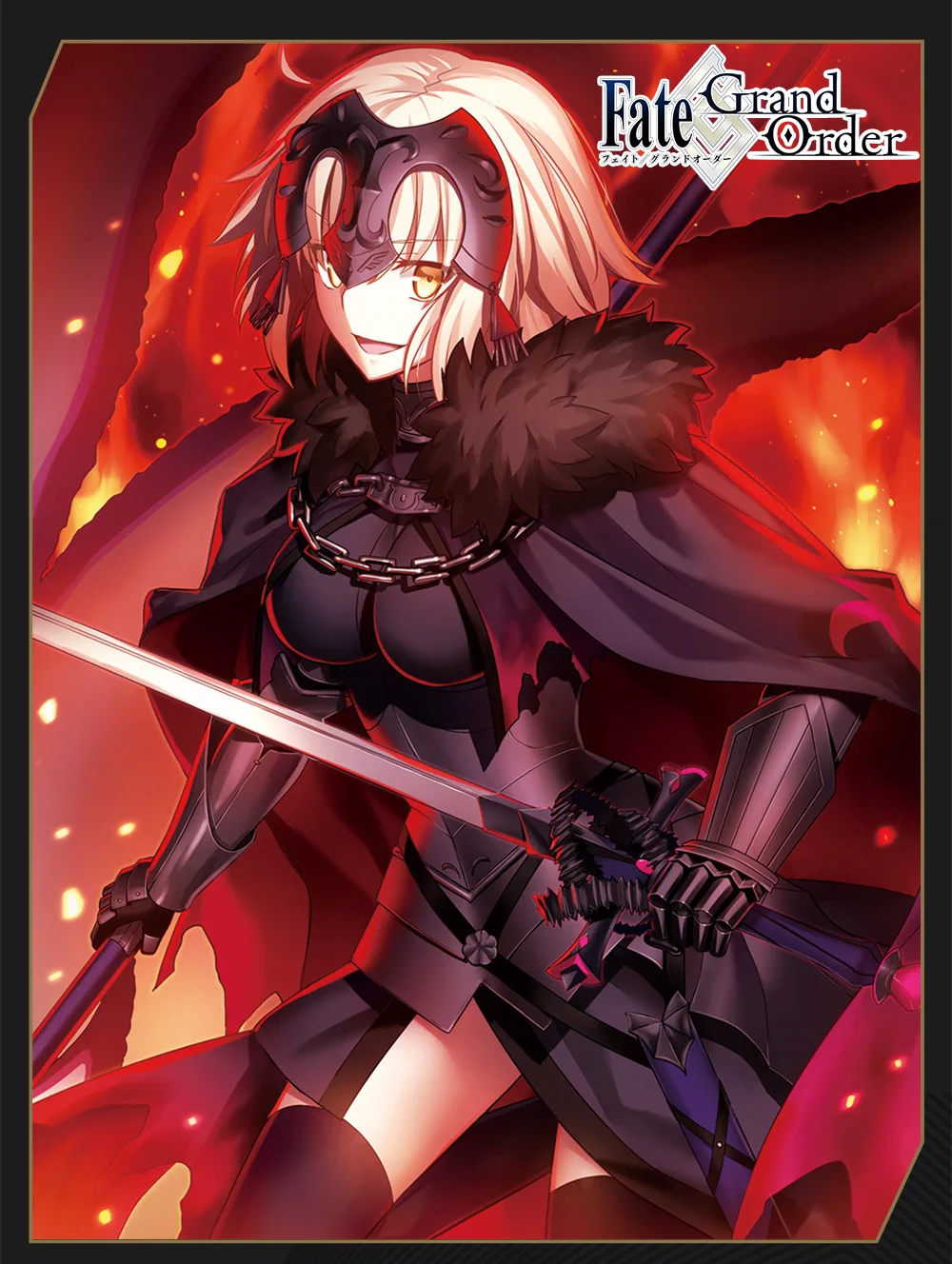 UWOWO Косплей Женская игра Fate/Grand Order Jeanne d'Arc Alter(J'Alter) косплей Женский костюм для девочек костюм на Хэллоуин