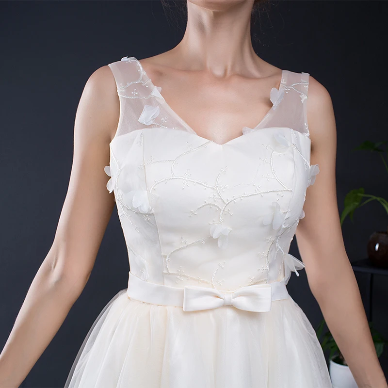 Forevergracedress Элегантные Дешевые V Средства ухода за кожей шеи платье подружки