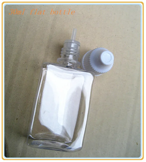 Флакон плоский/квадратный 180 шт./лот 30 мл с крышкой защитой от детей бесплатная