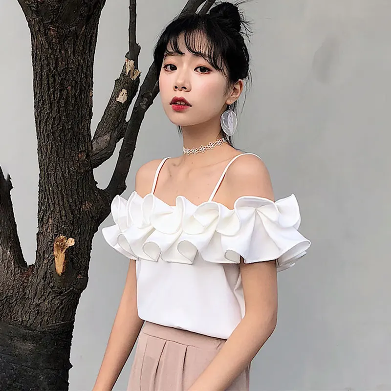 Спагетти ремень новый модный бренд футболки для женщин летние Camiseta feminina женские