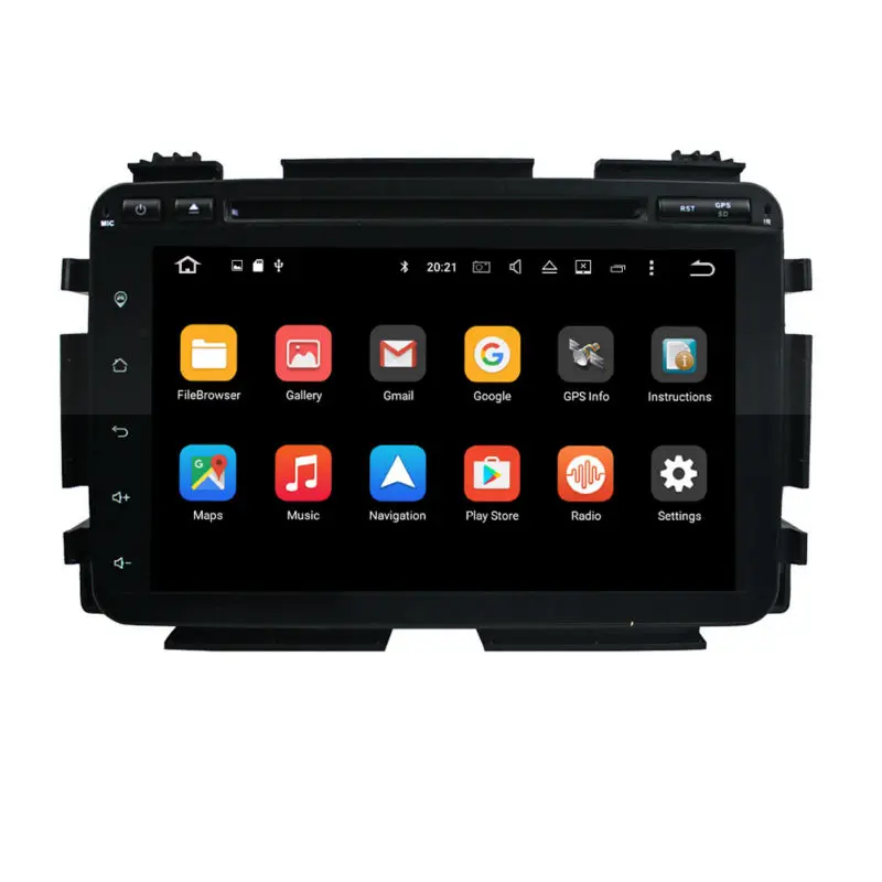 8 ядерный Автомобильный gps плеер Android 6.0.1 Подходит для HONDA HRV Vezel 2015 с 2 г ram 32 rom Wifi