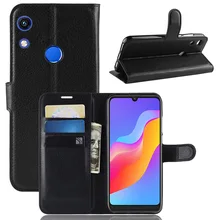 Кожаный чехол для Huawei Honor 8A Pro Prime 2020 откидной Чехол силикон +