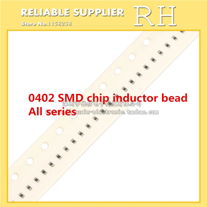 200 шт./лот индуктор SMD 0402 120R 0R 220R 70R 300R 470R 11R 56R 26R 180R 19R 31R 36R 60R 82R 200mA 25% 100 МГц |