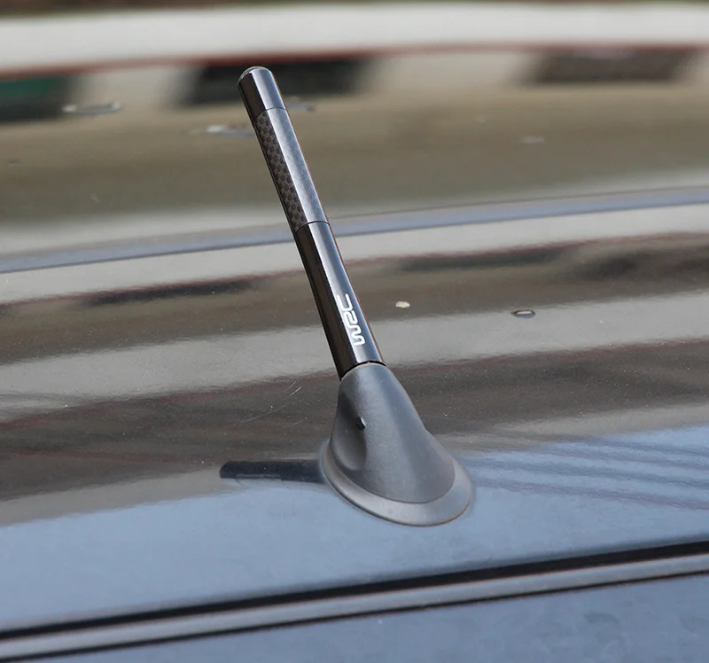 Автомобильный Стайлинг WRC углеродное волокно короткая антенна радио антенны для