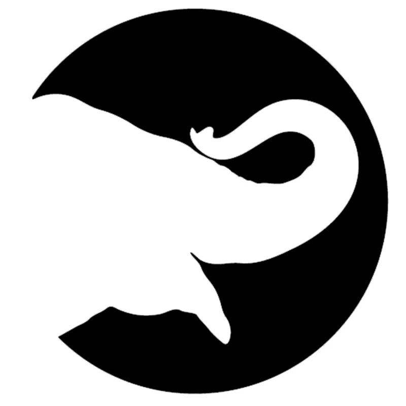 Human Asia African Elephant Cravous Port of Hong Kong Car Model Bumper Sticker Vinyl Decals | Автомобили и мотоциклы