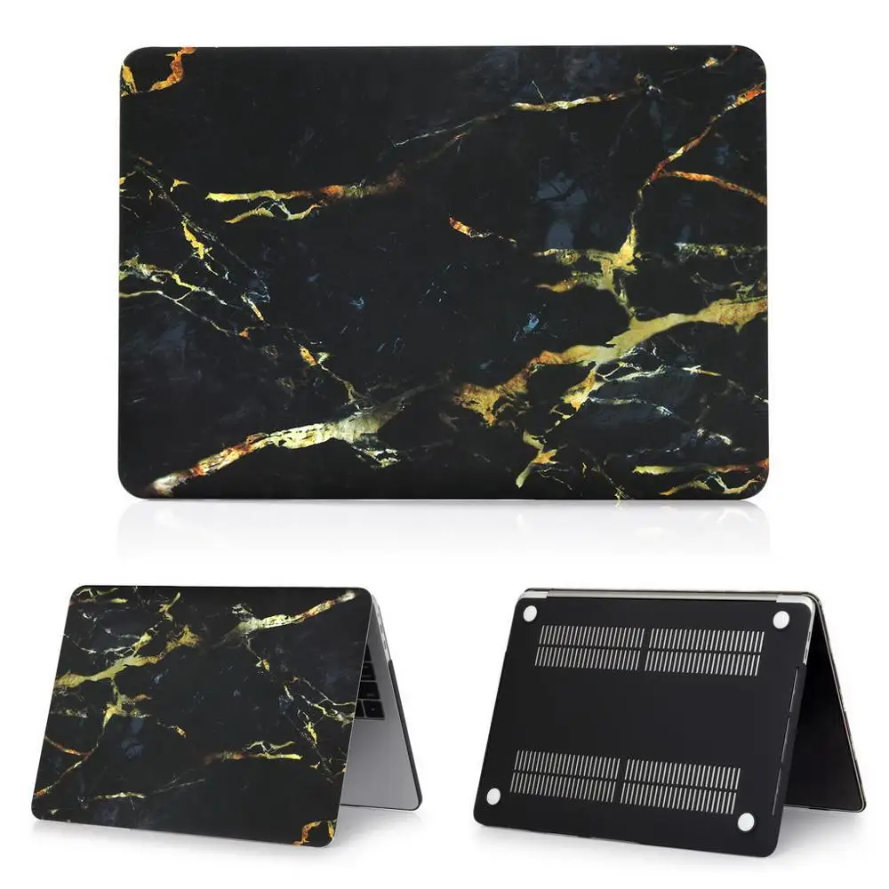 marble-Hei-jin-DC ZAIWJ мраморный принт сумка для ноутбука чехол для MacBook Air retina Pro 11 12 13 15 для Mac New Pro 13 1" с сенсорной панелью+ крышка клавиатуры - Цвет: marble-Hei-jin-DC