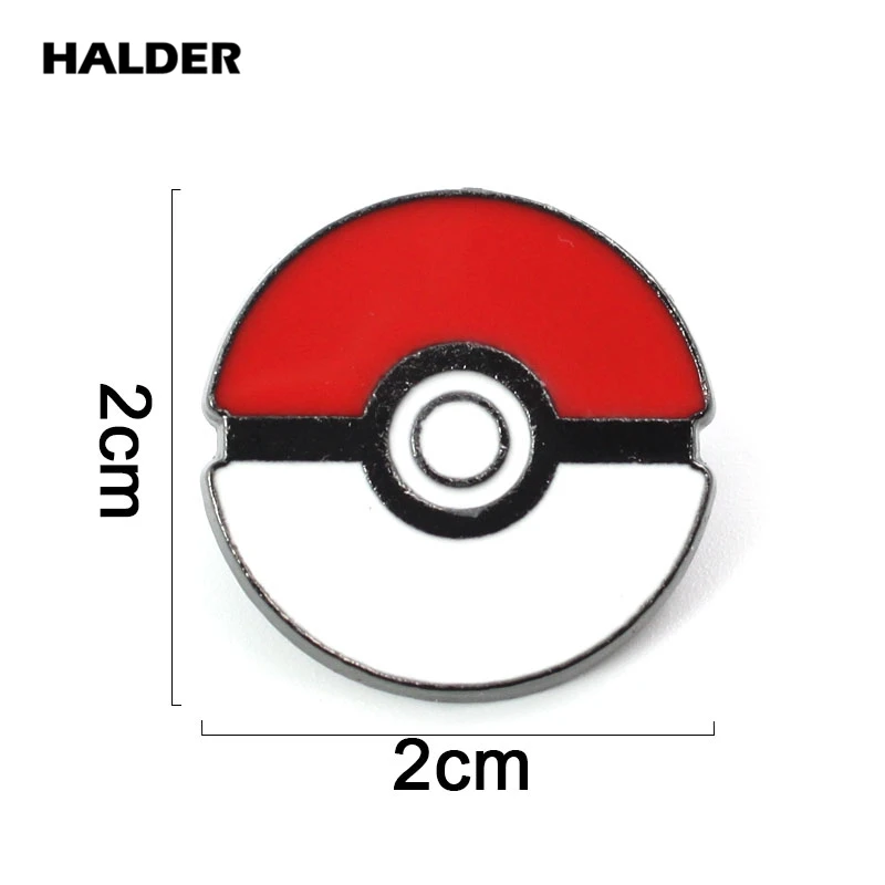 BR0016 аниме halder Pokemon Pocket Monsters модные ювелирные изделия бросок poke Броши с шариком ASH KETCHUM булавки Нагрудный значок аксессуар подарок