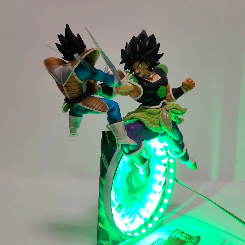 Лампа с драконом-шариком Broly VS Vegeta светодиодные ночники Lampara Dragon Ball Super Movie Broli DBZ Настольная лампа с драконом-шариком Lampara