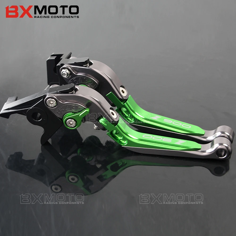 Аксессуары для мотоциклов Kawasaki Z900 Z900 CNC регулируемые Складные Выдвижные тормоза рычаги сцепления логотип Z900