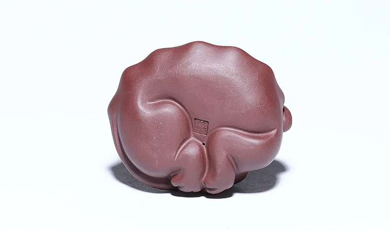 Фиолетовая глина yixing tea pet,, ручная работа, маленькие украшения для дома, аксессуары от производителя, одна поставка, чайный набор