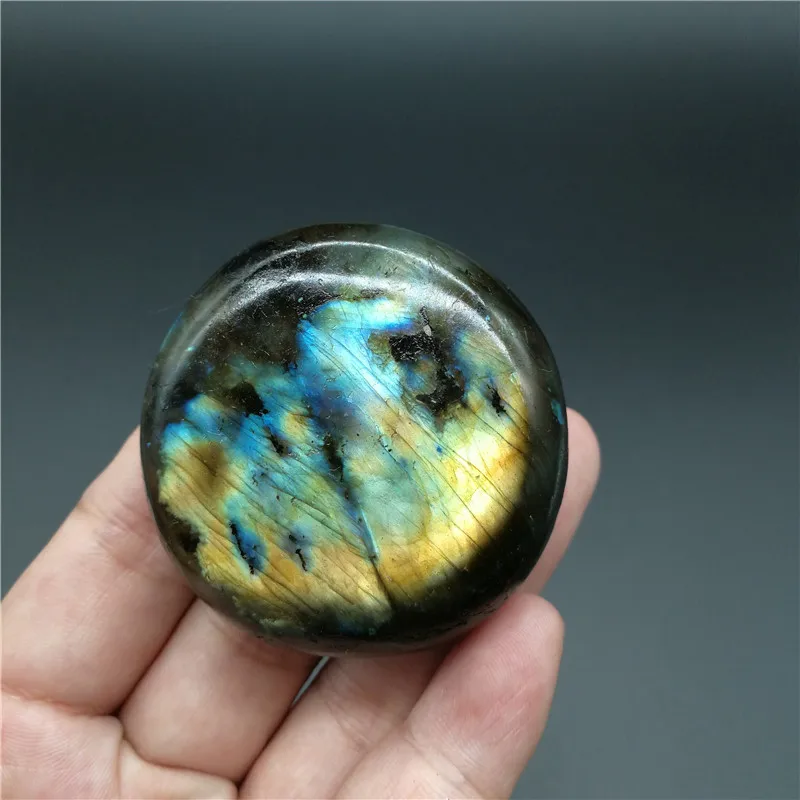 

Natural labradorite QUARTZ CRYSTAL Rough Polished from Madagascar LA2006