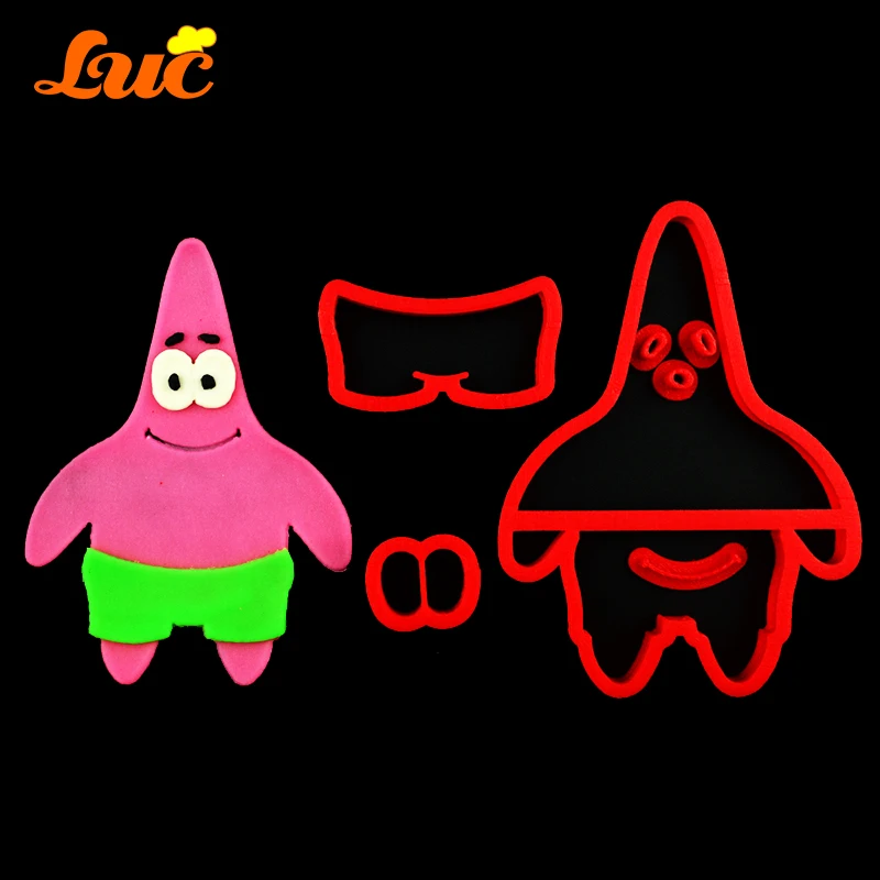 Мультфильм дети ТВ персонаж Губка Боб формочка для печенья Квадратные Штаны