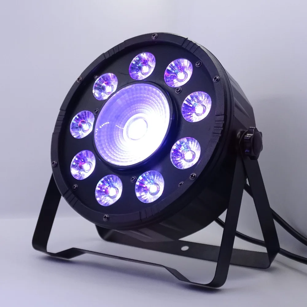 25 градусов 9x10 Вт + 30 Плоские LED Par огни 9*10 RGB 3в1 PAR DMX512 управление Диско Огни