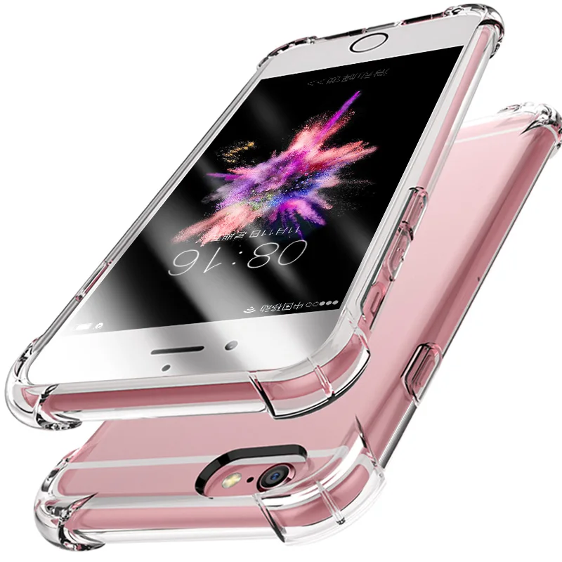 360 градусов подушка безопасности DropProof мягкий чехол для iphone XS Max XR 7 8 Plus 6 6s X 10 7Plus