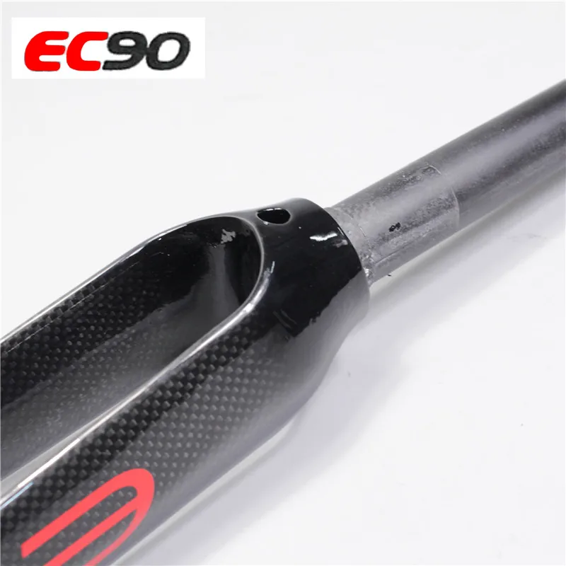 2017 New EC90 full carbon road bicycle front fork / dead flying UD /700C 1-1/8 Fork /3K Matt Shiny |