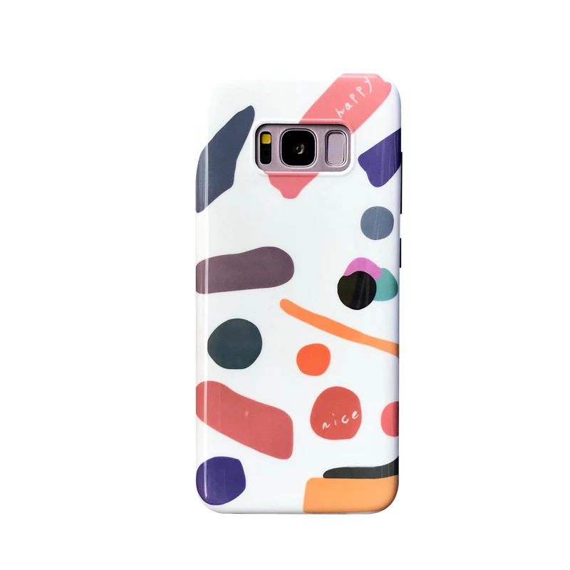 WMZSUCC Глянцевая Аннотация Wavepoint Живопись чехол для телефона Sumsung Galaxy S7 края