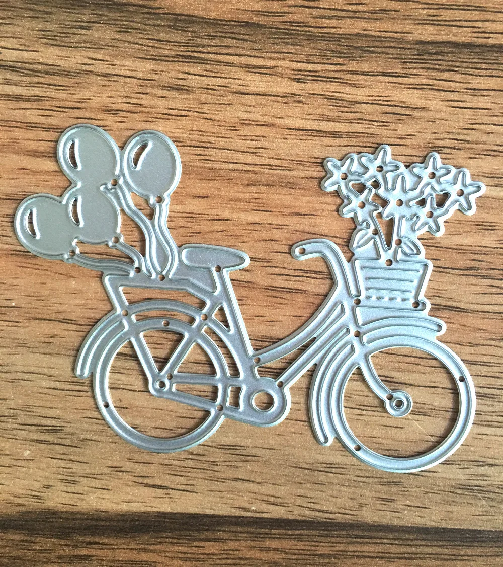 Сделай Сам велосипед металлические Вырубные штампы трафареты тиснение карта