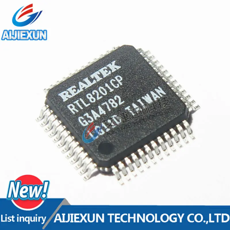 

10 шт RTL8201CP-VD-LF RTL8201CP QFP48 однокристальный/Однопортовый 10/100M быстрый ETHERNET PHYCEIVER в наличии 100% новый и оригинальный