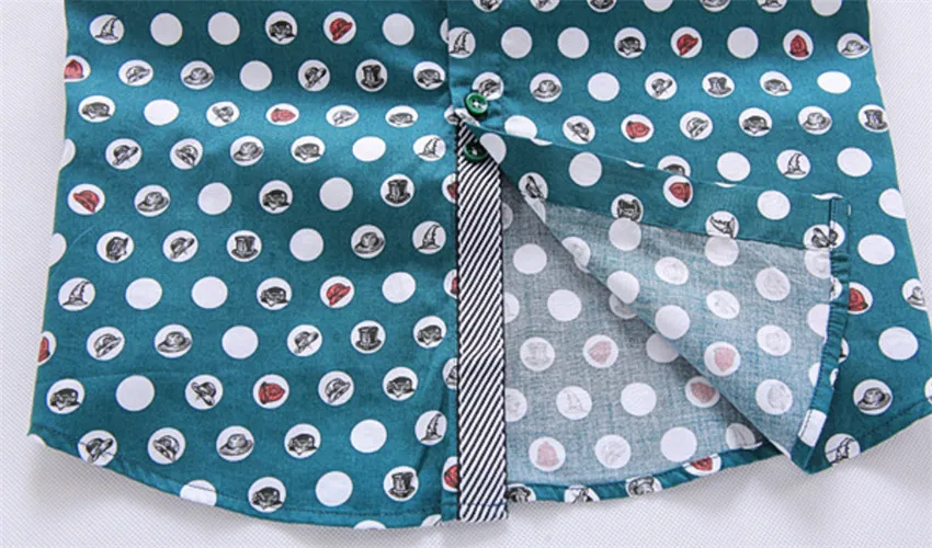 Для мужчин Повседневное Лето Сорочки выходные для новый Slim Fit короткий рукав