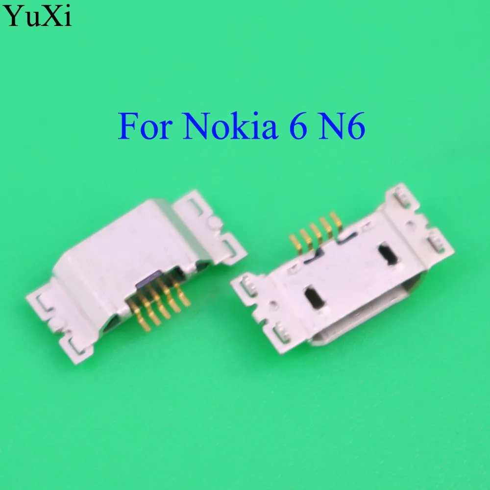 

YuXi NEW Charger Micro USB Charging Port Dock Connector Socket For Nokia 6 N6