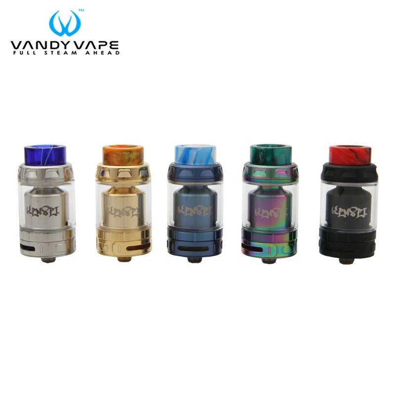 Аутентичные ВАНДИ VAPE kensei RTA 2 мл/4 мл дно вафельная воздуха регулируемое танк