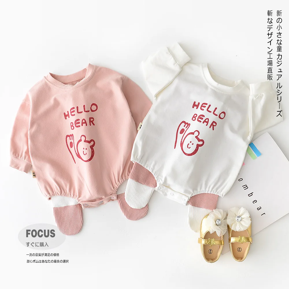 Ins/2019 одежда комбинезоны для малышей мягкие костюмы маленьких мальчиков и