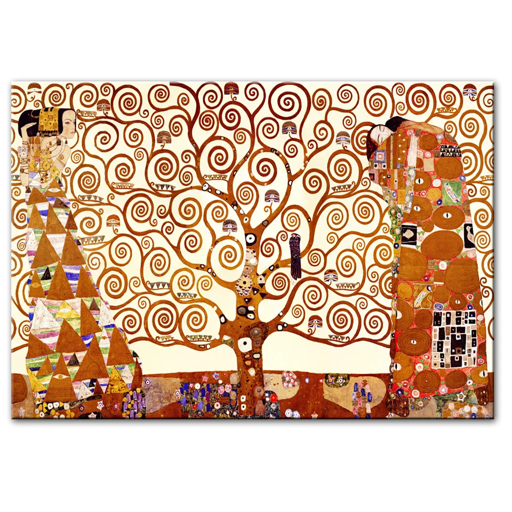 Gustav Klimt Дерево жизни знаменитые картины на холсте репродукции настенные