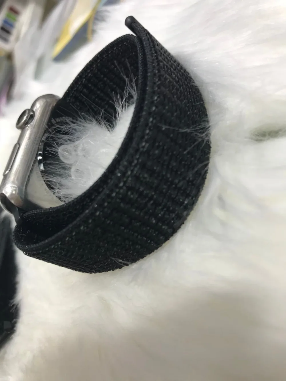 Светоотражающий дышащий нейлоновый спортивный ремешок для apple watch 42 мм/38 мм 40/44