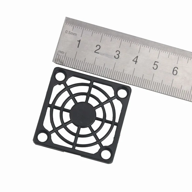 

100pcs Gdstime Fan Dust Filter 40mm 4cm 1.574in Dustproof Screen PC Computer Case Mesh PC Case Fan Filter Black