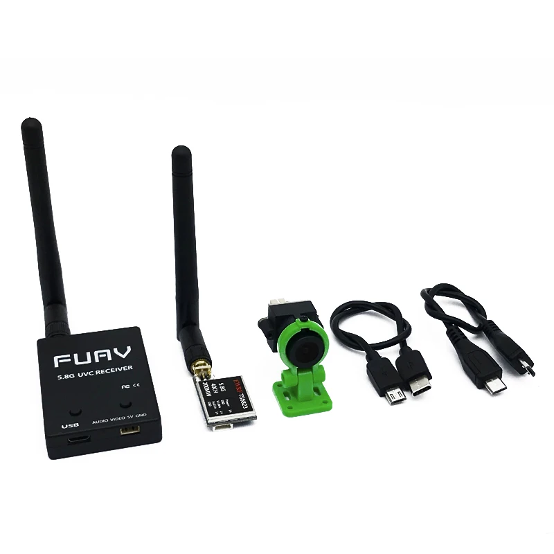 600mW Простой в использовании 5,8G FPV приемник UVC видео нисходящий OTG VR Android телефон+ видео 200/600 мВт Передатчик TS5823+ CMOS 1000TVL камера - Цвет: 600mW