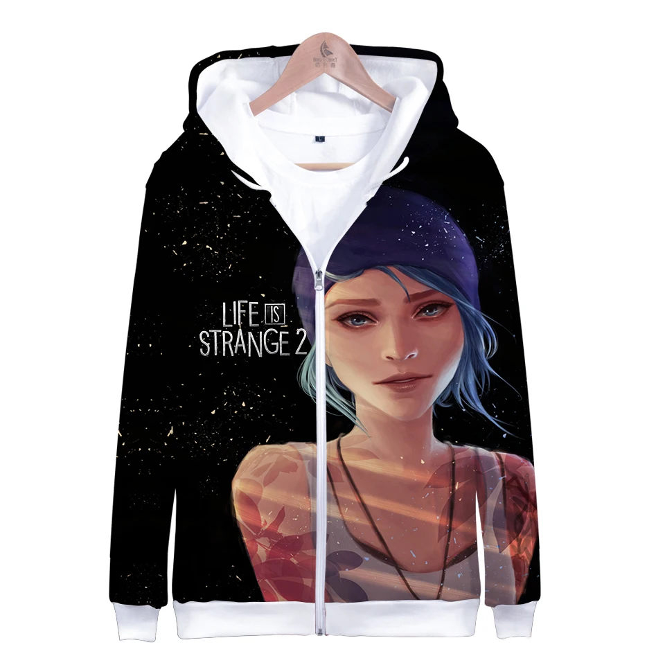 

LUCKYFRIDAYF life is strange 2 3D Printed Zipper Hoodies Women/Men Long Sleeve Fashion Hooded Sweatshirt Hot Game Casual Hoodies