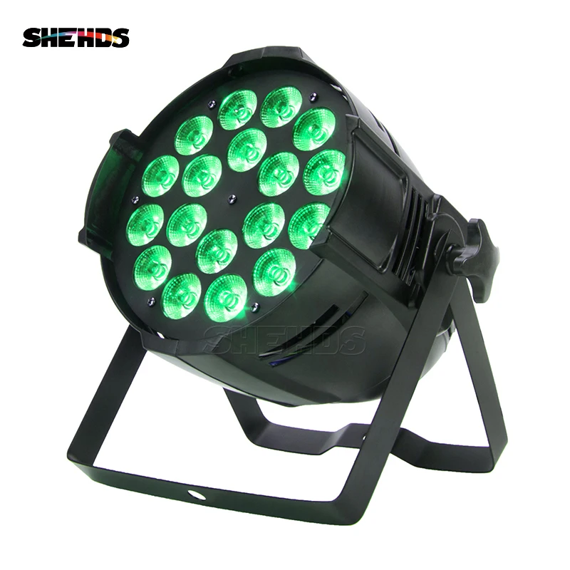 Алюминиевый сплав LED Par 18x18 6in1 RGBWA + UV In Alluminio DMX 512 освещение для мытья сцены