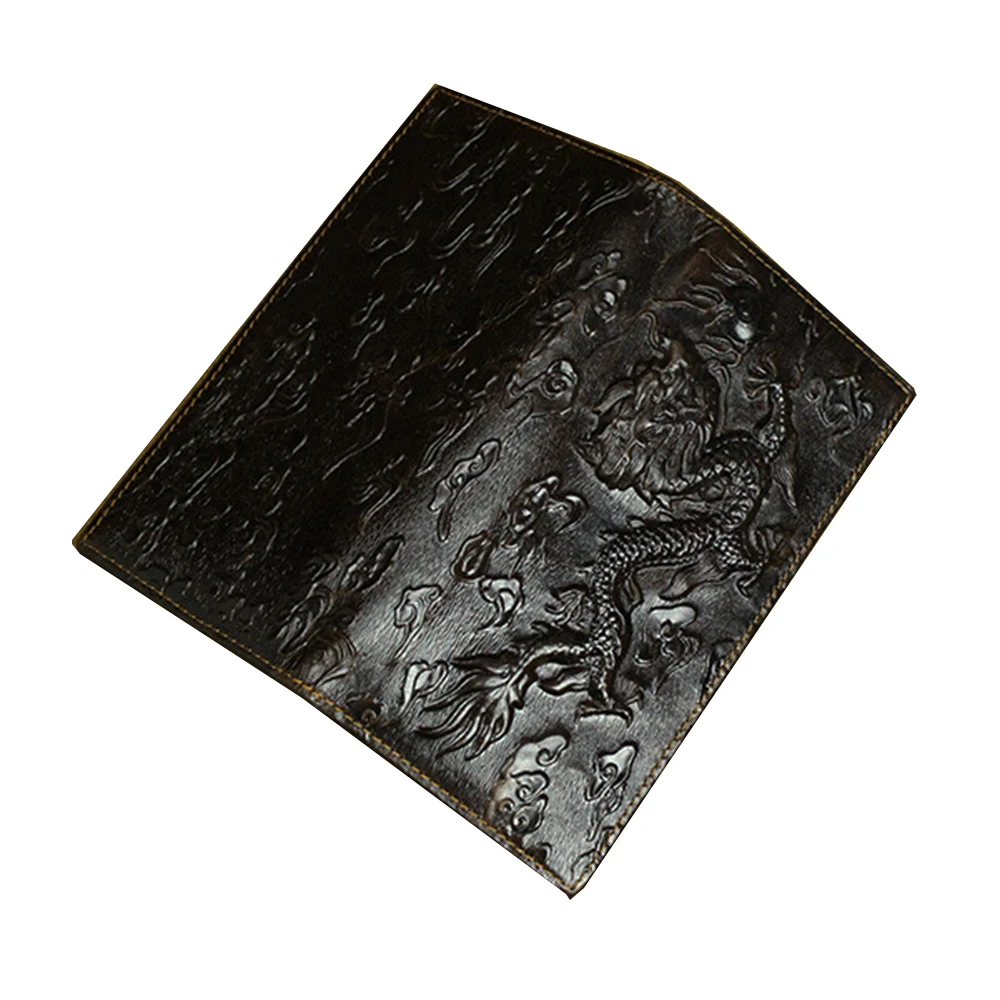 Мужской кошелек из натуральной кожи мужской с 3D принтом дракона мобильный