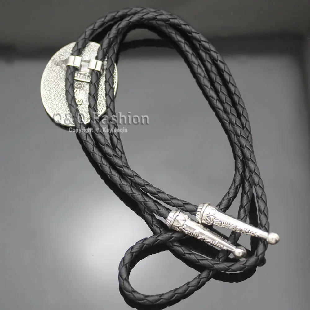 Винтажное ожерелье в западном стиле с 3d-воином галстуки-бабочки Bolo Bola ювелирные