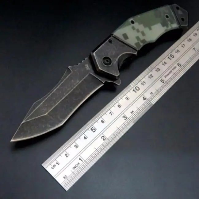 A2 Новое поступление 352 складной походный нож D2 стальное лезвие+ G10 Ручка для охоты на открытом воздухе карманные ножи портативный тактический инструмент - Цвет: A2