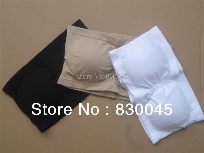 Tv sale product Wholesale Spandex Nylon Seamless Padded Bra 3 colors one pack | Женская одежда