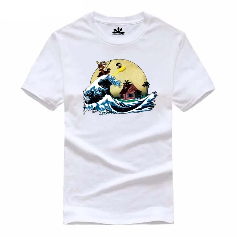 

Футболка Мужская/Женская Повседневная, хлопок, короткий рукав, Гоку, сон и черепаха без аниме