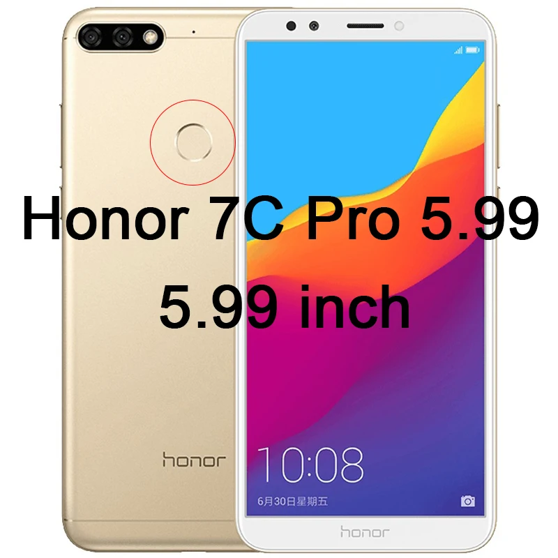 Honor 7C Pro 5.99 Закаленное стекло для Honor 7A 7C Pro Россия Защитное стекло для Huawei Y5 Y6 Prime Защита экрана для Huawei Y7 Prime - Цвет: Honor 7C Pro 5.99