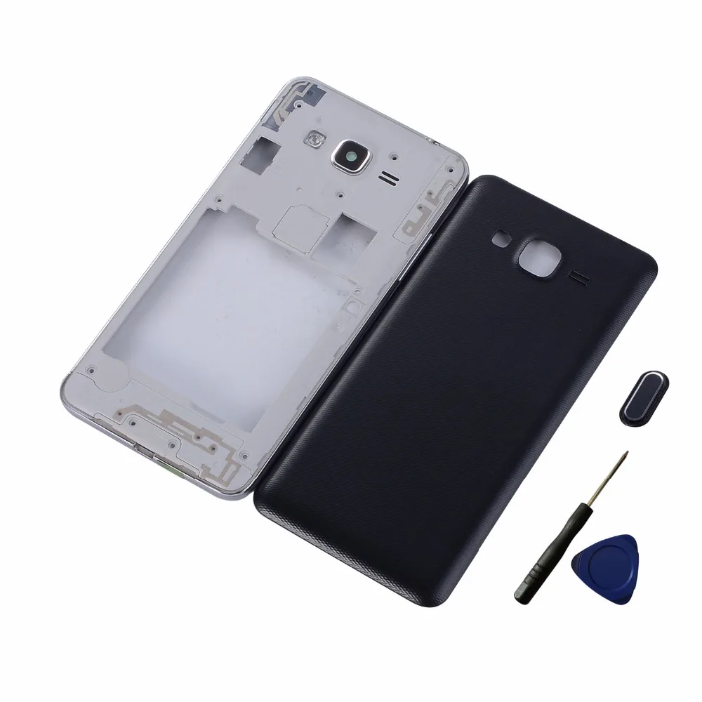 Для samsung Galaxy J2 Prime SM-G532F G532 корпус средняя рамка+ задняя крышка батареи+ Кнопка возврата домой