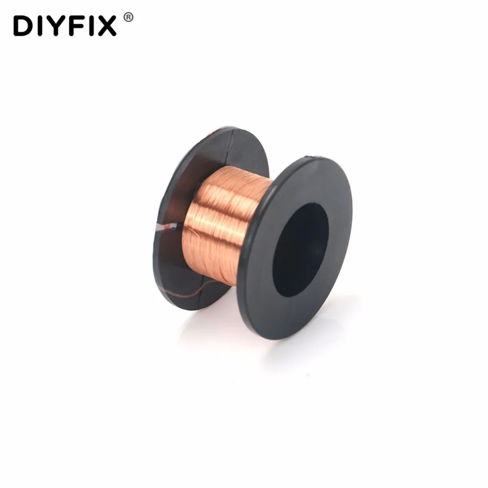 DIYFIX 0,02 мм x 50 м PCB Соединительная проволока медная пайка провода скачка линия для iPhone чип сварка ремонт инструменты