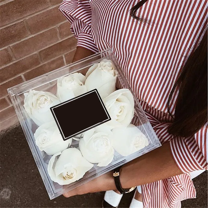 Искусственные цветы шелковые розы купите Экстра акриловую упаковочную