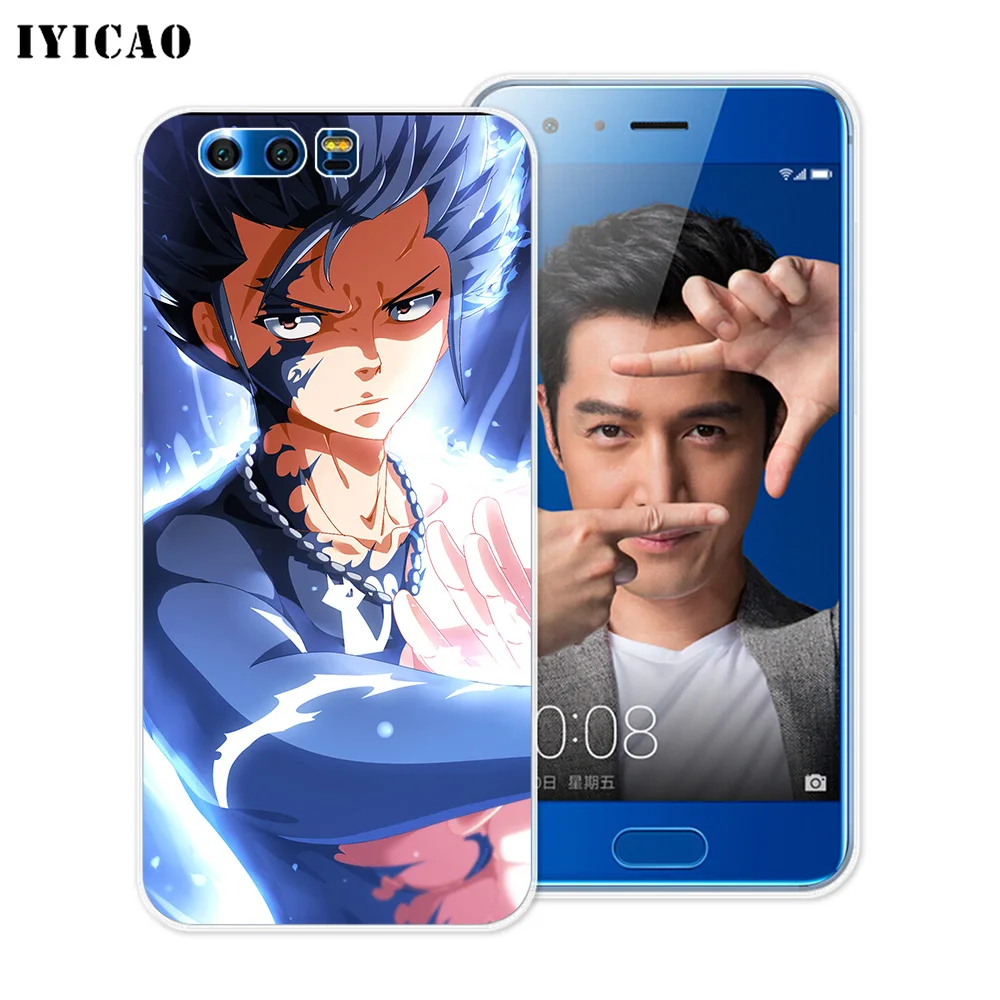 IYICAO Gray Fullbuster Fairy Tail Soft Silicone Case for Huawei Y9 Y7 Y6 Prime 2018 Honor 8C 8X 8 9 10 Lite 7X 7C 6A 7A Pro | Мобильные