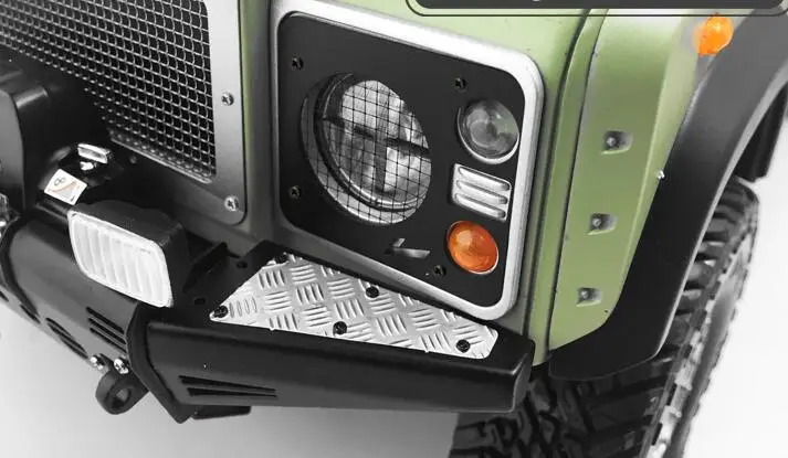 Металлический передний абажур светодиодная крышка решетка для RCW4D G2 land rover Defender