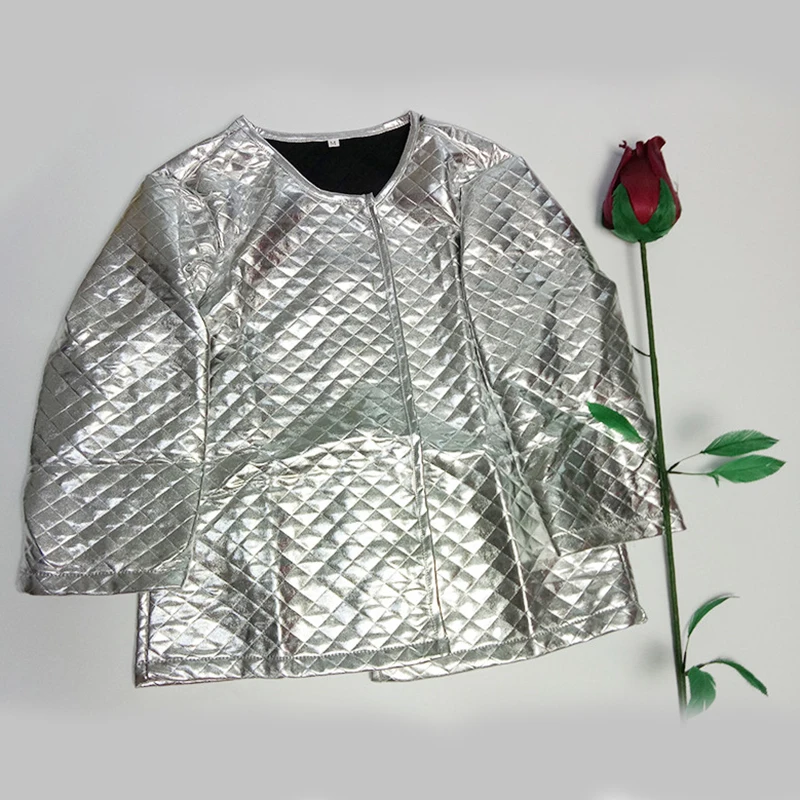 HCYO женские короткие куртки с блестками три четверти искусственные маленькие
